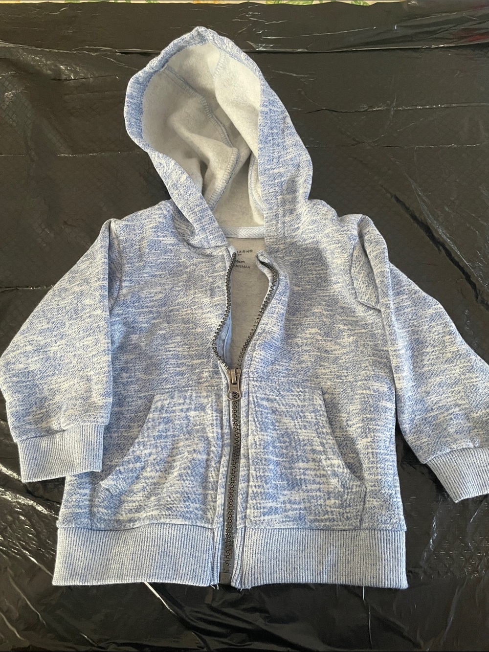 Primark Light Heather Blue Zip Hoodie for Kids